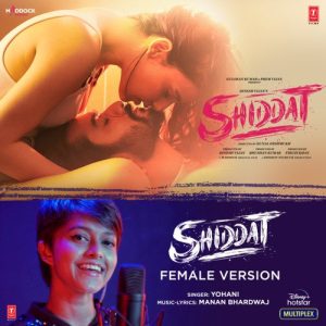 Shiddat (Female Version) [From “Shiddat”] (2021) Album Art