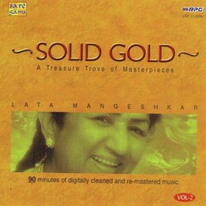 Solid Gold – Lata Mangeshkar Vol 2 (1967) Album Art