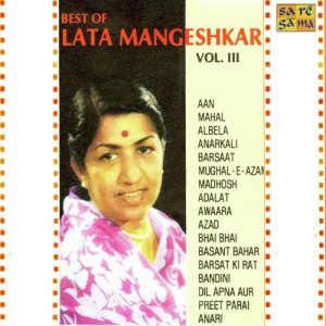 Best Of Lata Mangeshkar – Vol Iii Album Art