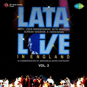 Lata Live In England In Commemoration Of Jawaharlal Nehru Centenary – Vol.2 Album Art
