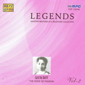 Legends Geeta Dutt Vol 2 Album Art