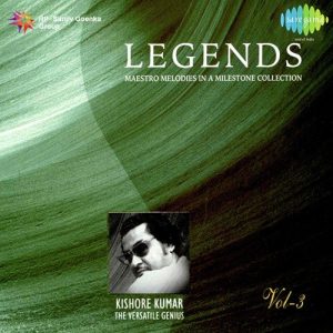 Legends – Kishore Kumar – The Versatile – Vol 3 Album Art