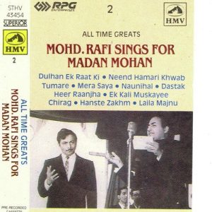 Rafi Sings For Madan Mohan – All Time Greats – Vol 2 Album Art
