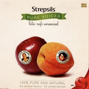 Strepsils Pure Voice – Lata And Rafi Unmixed – Vol 1 Album Art