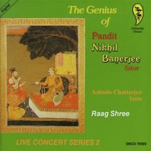 The Genious Of Nikhil Banerjee Live Concert Series Two Album Art