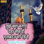 Tujhe kia batayen yahan sekdon gulbadan so rahe hain